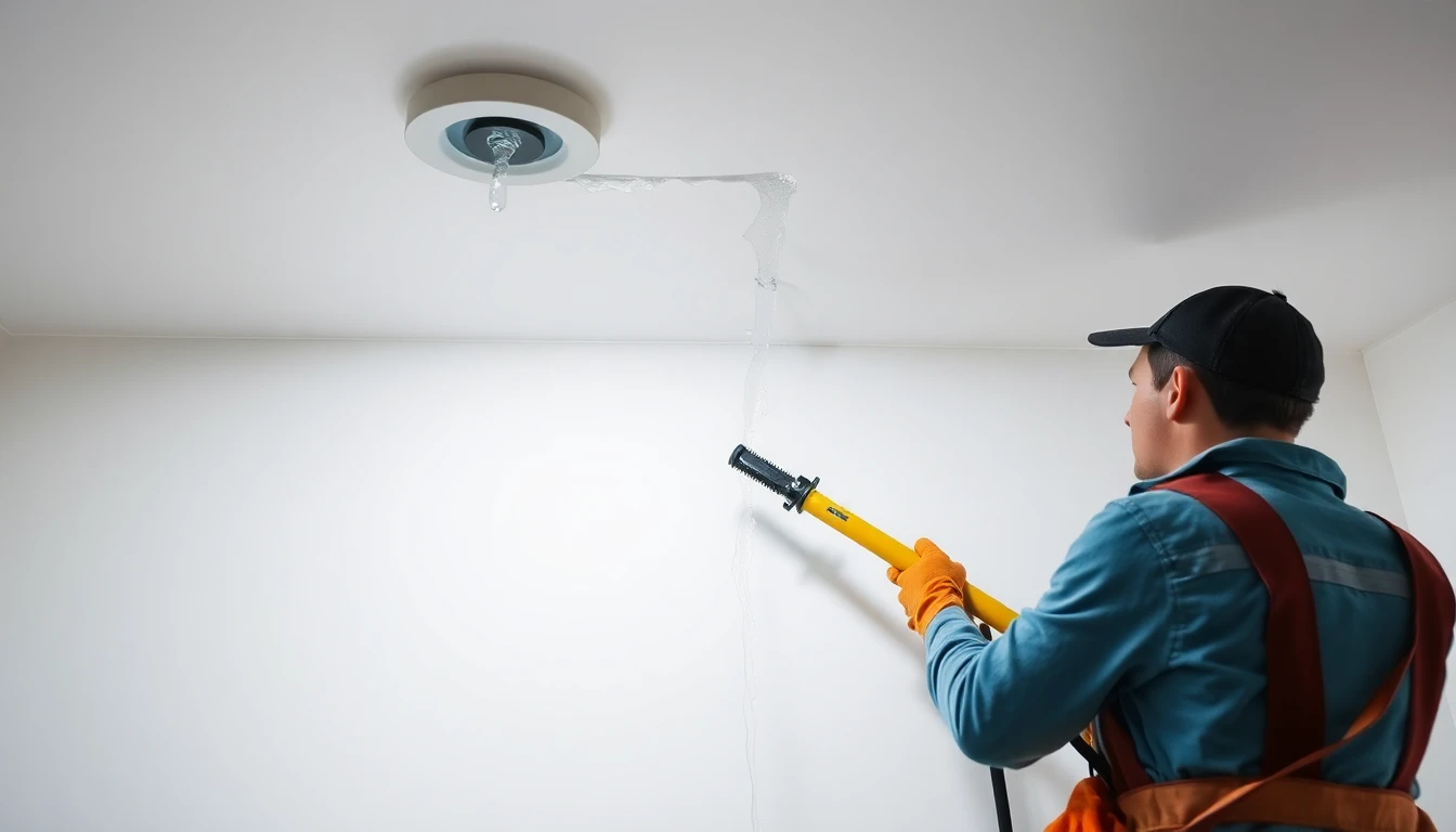 Ceiling Leak Water Removal